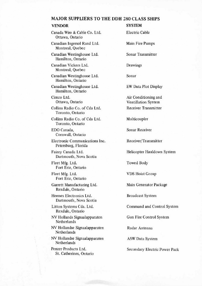 HMCS IROQUOIS 280 COMMISSIONING BOOKLET - PAGE 18